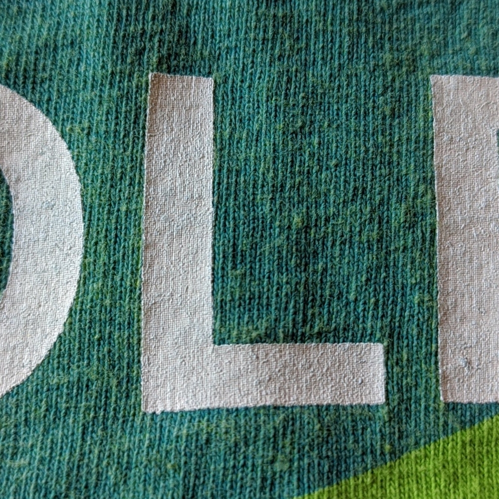 GOLF WANG Tiger Stripe Green Blue Tee RARE Sz XL - Picture 8 of 11